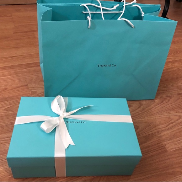 Tiffany median/large paper shopping bag - Picture 4 of 7
